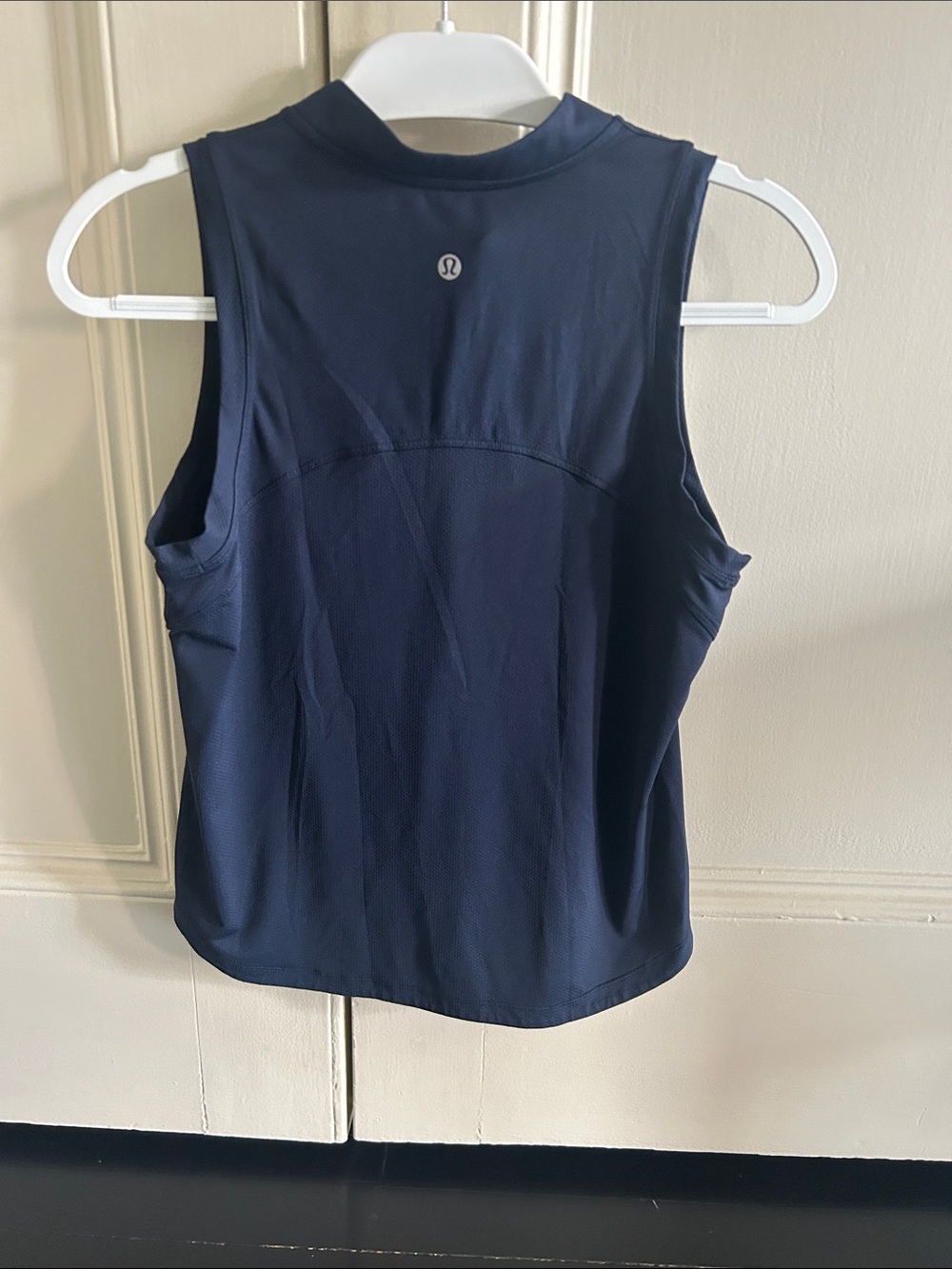 lululemon athletica Navy Sleeveless Zip-Front Performance Tank - Picture 2 of 3